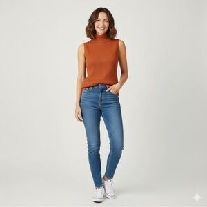 TanJay Vibrant Orange Knitwear